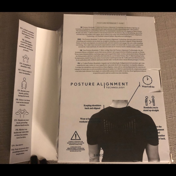 Swedish Posture men’s alignment T-shirt - Picture 5 of 8